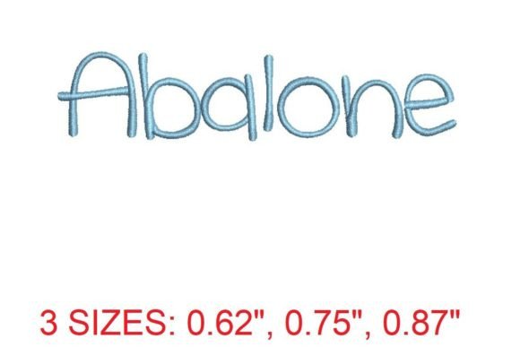 Abalone Embroidery Font Review: Elegance in Every Stitch