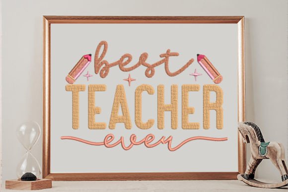 Best Teacher Ever Pencils Review for Seasonal Embroidery Projects
