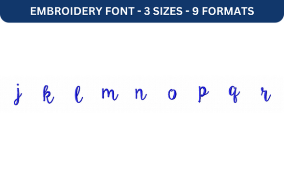 Ke Aloha Font Lower J to R: A Stylish Embroidery Addition