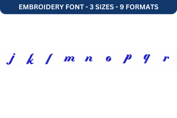 Mademoiselle K Font Lower J to R: A Versatile Seasonal Embroidery Choice