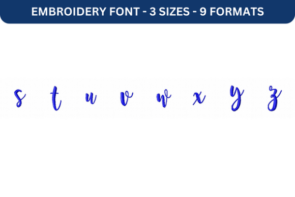 Magnolia Sky Font Lower S to Z: A Seasonal Embroidery Review