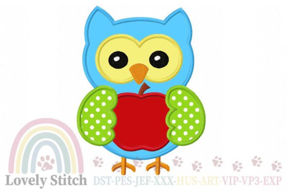 Owl Apple Embroidery Design Review for Craft Fair & Handmade Markets
