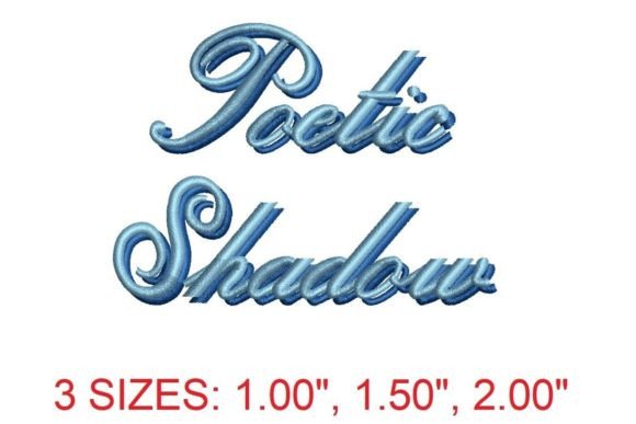 Poetic Shadow Embroidery Font Review: A Designer’s Perspective