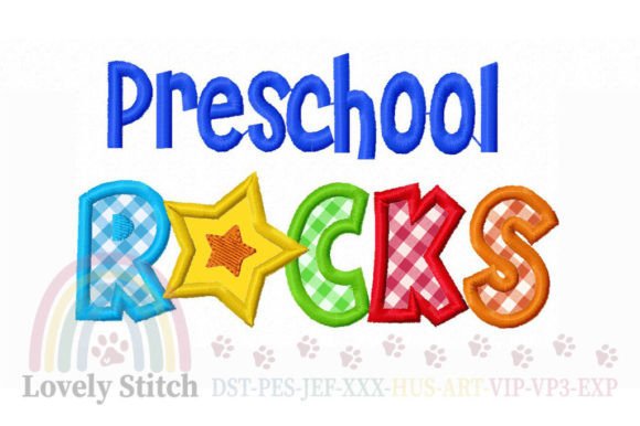 Preschool Rocks Embroidery Design Review
