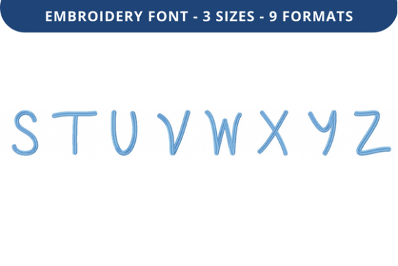 Quirky and Messy Font S to Z: A Seasonal Embroidery Review