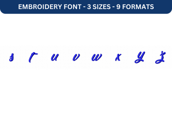 Reality Sunday Font Lower S to Z Review: A Versatile Embroidery Choice