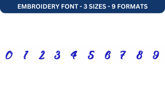 Reality Sunday Font Number 0 to 9 Review: A Must-Have for Personalized Embroidery
