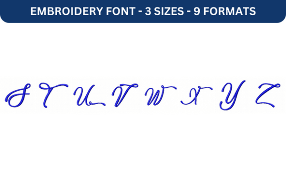Review of Lovely Home Font Upper S to Z for Seasonal Embroidery