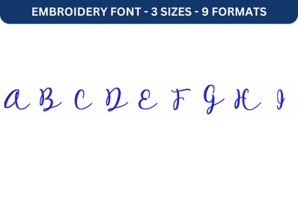 Rose of Baltimore Font Upper a to I Review: A Delight for Personalized Embroidery