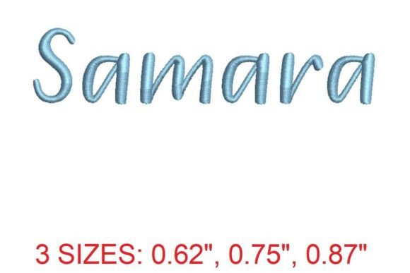 Samara Font Review for Embroidery Sellers
