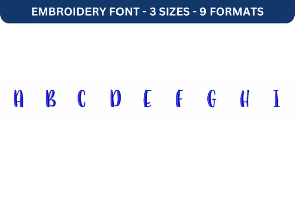 Sugar Plums Font Upper A to I – A Review for Business Embroidery