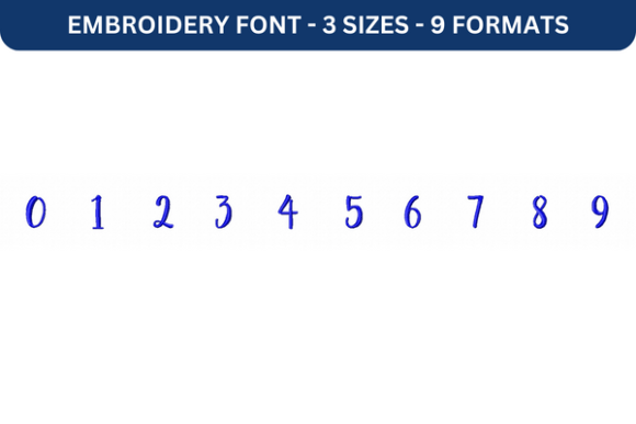 Sweet Pea Font 0-9: A Review for Embroidery Makers and Gift Shop Owners