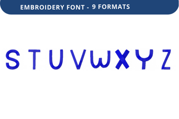 Taffy Luck Font S to Z: A Seasonal Embroidery Designer’s Take
